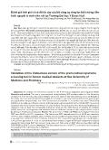 Đánh giá tính giá trị và độ tin cậy của bộ công cụ sàng lọc hội chứng tiền kinh nguyệt ở sinh viên nữ tại trường Đại học Y dược Huế