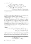 Đánh giá tình trạng chăm sóc bệnh nhân chấn thương phần mềm vùng hàm mặt tại trung tâm răng hàm mặt - bệnh viện trung ương Huế