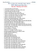 Đề cương ôn thi môn Bệnh ngoại khoa thú y