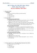 Đề cương ôn thi môn Dịch tễ học thú y