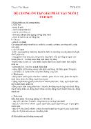 Đề cương ôn thi môn Giải phẫu vật nuôi 2