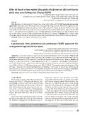 Điều trị thoát vị bẹn nghẹt bằng phẫu thuật nội soi đặt lưới trước phúc mạc qua đường vào ổ bụng (TAPP)
