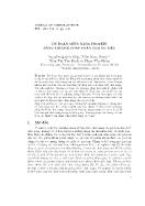 Dự đoán chức năng Protein bằng phương pháp phân cụm dữ liệu