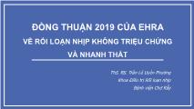Ebook Đồng thuận 2019 của Ehra về rối loạn nhịp không triệu chứng và nhanh thất