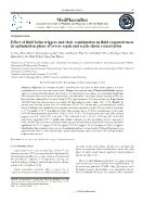 Effect of fluid bolus triggers and their combination on fluid responsiveness in optimization phase of severe sepasis and septic shock resuscitation