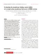 Evaluating the membrane fouling control ability of a reciprocation membrane bioreactor (rMBR) system