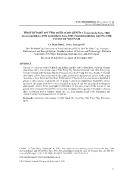 First report on two ostracod genera loxoconcha sars, 1866 (loxoconchidae) and xestoleberis sars, 1866 (xestoleberididae) along the coast of Viet Nam