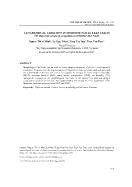 Geographical variation in morphological leaf traits of huperzia serrata (lycopodiaceae) from Viet Nam