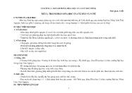 Giáo án Sinh học đại cương