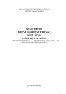 Giáo trình nghề Dược - Kiểm nghiệm thuốc