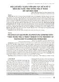 Hiệu quả điều trị đau thần kinh tọa thể huyết ứ bằng bài thuốc thân thống trục ứ thang kết hợp điện châm