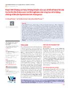 Hoạt tính kháng oxi hóa, kháng khuẩn của cao chiết ethanol từ cây tía tô (Perilla frutescens) và thử nghiệm cảm ứng tạo rễ tơ bằng chủng vi khuẩn Agrobacterium rhizogenes