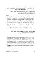 Hoạt tính ức chế α-Glucosidase của ba loài rong lục thu tại vùng biển Khánh Hòa