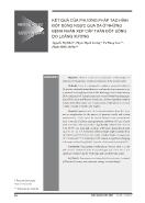 Kết quả của phương pháp tạo hình đốt sống ngực qua da ở những bệnh nhân xẹp cấp thân đốt sống do loãng xương