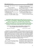 Khả năng ký sinh và phát tán của ong tetrastichus brontispae (hymenoptera: eulophidae) ký sinh bọ cánh cứng hại dừa brontispa longissima (coleoptera: chrysomelidae) tại Bình Định