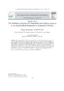 Khả năng ức chế β-Amyloid gây bệnh Alzheimer bởi một số chất tách từ hoa hòe (Sophora japonica L)