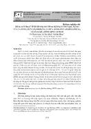 Khảo sát hoạt tính kháng đái tháo đường và bắt gốc tự do của lá sung (ficus glomerata), lá dứa (pandanus amaryllifolia), và lá sa kê (artocarpus altilis)