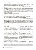 Khảo sát tình hình thiếu máu thai kỳ và các yếu tố liên quan tại Khoa Phụ sản - Bệnh viện Trường Đại học Y Dược Huế