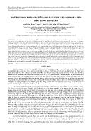 Một phương pháp cải tiến cho bài toán xác định các gen liên quan đến bệnh