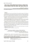 Một số đặc điểm nhiễm khuẩn vết mổ tại trung tâm chấn thương chỉnh hình, bệnh viện trung ương Huế