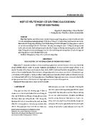 Một số yếu tố nguy cơ gây tăng Glucose máu ở trẻ đẻ non tháng