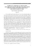 Nghiên cứu ảnh hưởng của một số chất kích thích sinh trưởng đến khả năng nhân nhanh chồi keo lai dòng BV75 trong nhân giống bằng phương pháp In Vitro