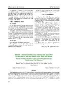 Nghiên cứu ảnh hưởng của thời vụ đến bệnh PVY (potato virus y) gây hại thuốc lá ở tỉnh Bắc Giang