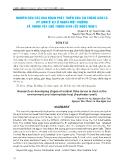 Nghiên cứu các giai đoạn phát triển của ấu trùng sán lá ký sinh ở vịt ở ngoài môi trường và trong vật chủ trung gian (ốc nước ngọt)