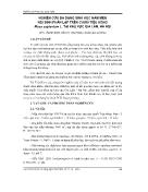 Nghiên cứu đa dạng sinh học nấm men nội sinh phân lập trên chuối tiêu hồng musa sapientum L tại khu vực Gia Lâm, Hà Nội