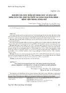 Nghiên cứu đặc điểm mô bệnh học và hóa mô miễn dịch của ung thư phổi tại khoa giải phẫu bệnh - Bệnh viện trung ương Huế