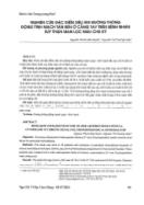 Nghiên cứu đặc điểm siêu âm đường thông động tĩnh mạch tận bên ở cẳng tay trên bệnh nhân suy thận mạn lọc máu chu kỳ