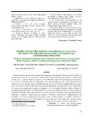 Nghiên cứu đặc điểm sinh học của nấm botrytis cinerea pers gây bệnh thối xám trên thược dược, cà chua và lạc tại đồng bằng sông Hồng