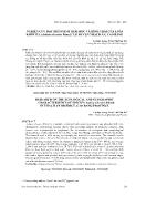 Nghiên cứu đặc điểm sinh thái học và hình thái của loài khôi tía (ardisia silvestris pitard) tại huyện Thạch An, Cao Bằng