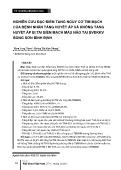 Nghiên cứu đặc điểm tầng nguy cơ tim mạch của bệnh nhân tăng huyết áp và không tăng huyết áp bị tai biến mạch máu não tại bệnh viện Đa khoa khu vực Bồng Sơn Bình Định