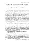 Nghiên cứu độ nhạy cảm kháng sinh của các chủng streptococus nhóm A, C, G phân lập từ nhầy họng học sinh Tiểu học giai đoạn 2012 - 2015