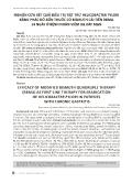 Nghiên cứu kết quả điều trị tiệt trừ Helicobacter Pylori bằng phác đồ bốn thuốc có bismuth cải tiến RBMA 14 ngày ở bệnh nhân viêm dạ dày mạn