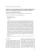 Nghiên cứu khả năng sinh tổng hợp Cellobiose Dehydrogenase từ một số loài nấm phân lập ở rừng mưa phía Bắc Việt Nam