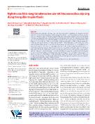 Nghiên cứu khả năng tải adenosine của vật liệu nanosilica xốp ứng dụng trong dẫn truyền thuốc