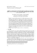 Nghiên cứu một số yếu tố ảnh hưởng đến quá trình thu và sử dụng phôi cá ngựa vằn trong dạy và học thực hành học phần tế bào học và sinh học phát triển