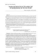 Nghiên cứu một số yếu tố ảnh hưởng đến xét nghiệm ngưng tập tiểu cầu với ADP