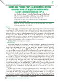 Nghiên cứu phương pháp xác định một số steviol glycosid trong cỏ ngọt bằng phương pháp sắc ký lỏng hiệu năng cao (HPLC)