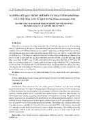 Nghiên cứu quy trình chế biến và hoạt tính sinh học của trà hòa tan từ quả sung (ficus racemosa linn)