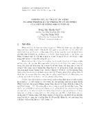 Nghiên cứu sự tạo củ in vitro và sinh trưởng ở cây trồng từ củ in vitro của một số giống khoai môn sọ