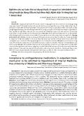 Nghiên cứu sự tuân thủ sử dụng thuốc ở ngoại trú trên bệnh nhân tăng huyết áp đang điều trị tại Khoa Nội, Bệnh viện trường Đại học Y dược Huế