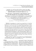 Nghiên cứu thành phần, hàm lượng axit béo, phospholipid và dạng phân tử một số phân lớp phospholipid loài san hô mềm bebryce sp