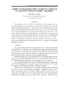 Nghiên cứu thành phần thực vật khu vực núi Bồ Um xã Cẩm Lương - huyện Cẩm Thủy - Thanh Hóa