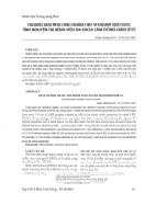 Nghiên cứu tình hình nhiễm HBV ở người hiến máu tình nguyện tại bệnh viện Đa khoa Lâm Đồng năm 2015