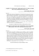 Nghiên cứu xây dựng quy trình nhân giống in vitro lan kiếm phan trí (cymbidium finlaysonianum lindl)