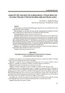 Nhận xét kết quả điều trị 43 bệnh nhân u tế bào hình sao tại vùng tiểu não ở trẻ em tại bệnh viện Nhi trung ương