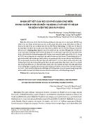 Nhận xét kết quả nội soi phế quản ống mềm trong chẩn đoán và điều trị bệnh lý hô hấp ở trẻ em tại bệnh viện trẻ em Hải Phòng